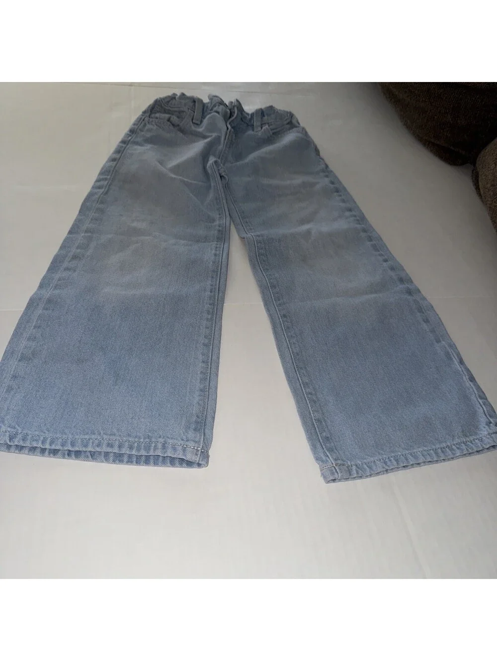 Old Navy High Rise Baggy Wide Leg Jeans Girls Size 7